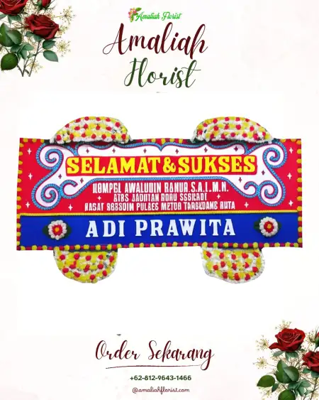 Papan Bunga Ucapan Selamat Palak Aneh